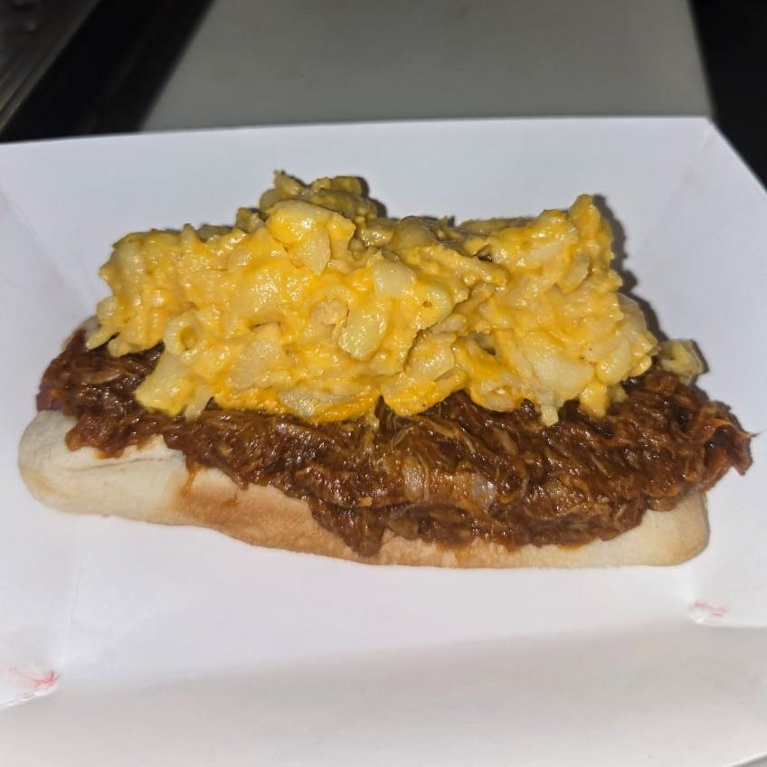 BBQ Mac Dog.